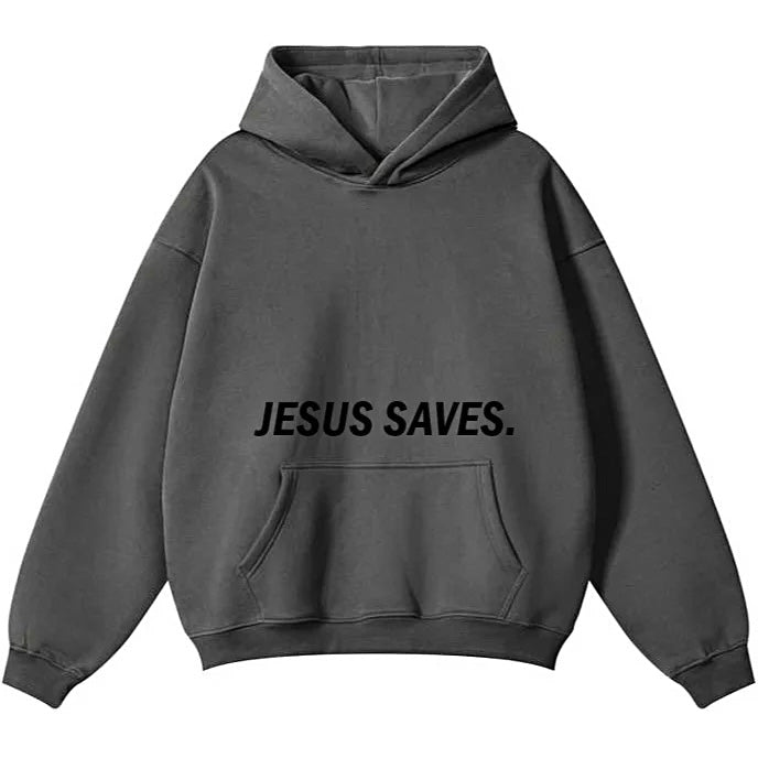 (A) JESUS SAVES HOODIE