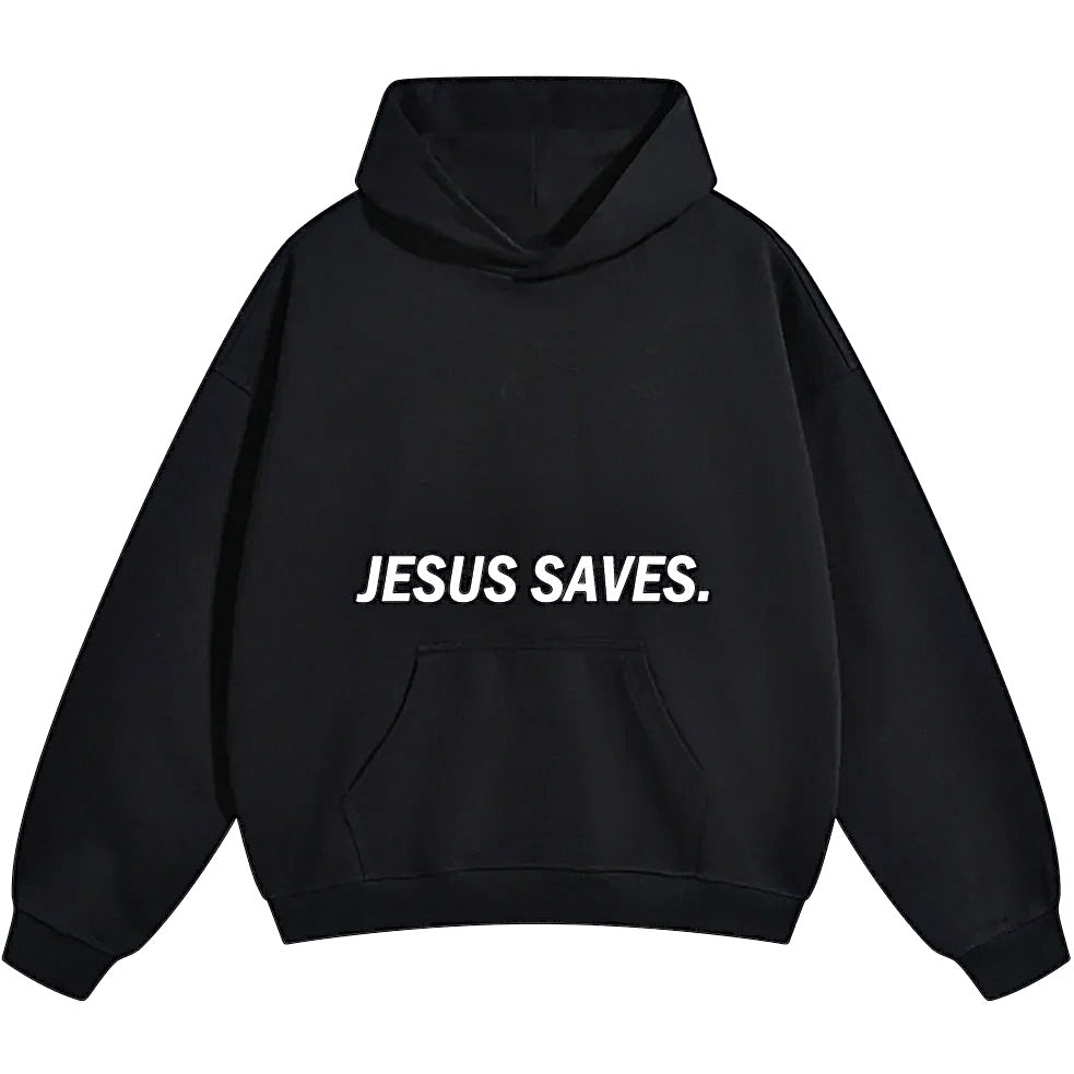 (A) JESUS SAVES HOODIE